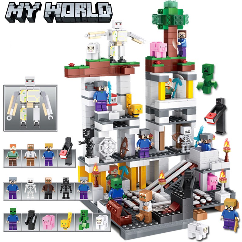 Đồ chơi lắp ráp My World [Lego Minecraft] - Xếp hình thế giới đồ chơi xây dựng Tháp thảm hiểm - No 7420