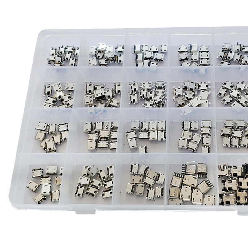 Bộ 240 Đầu Nối Cổng Micro USB 6 Pin Cái Cho Điện Thoại / MP3 / 4