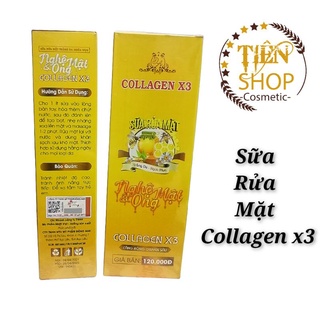 Sữa rửa mặt nghệ và mật ong collagen x3