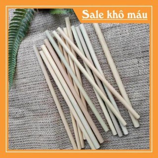 [Cực Hot] Bộ 20 Ống Hút Tre Size 20cm - Giải Pháp Thay Thế Ống Hút Nhựa
