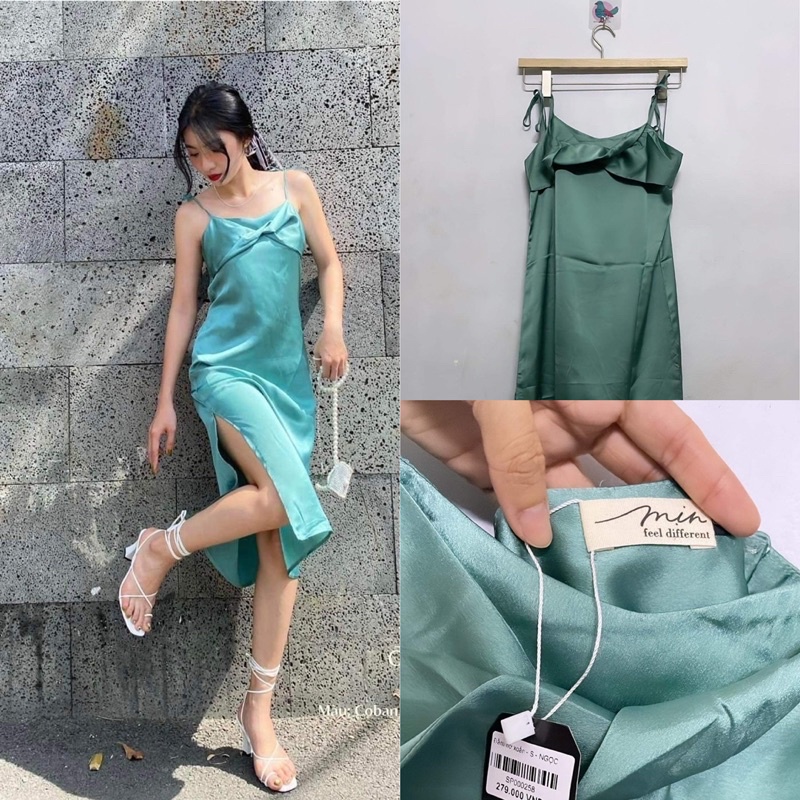 Đầm lụa Size S newtag