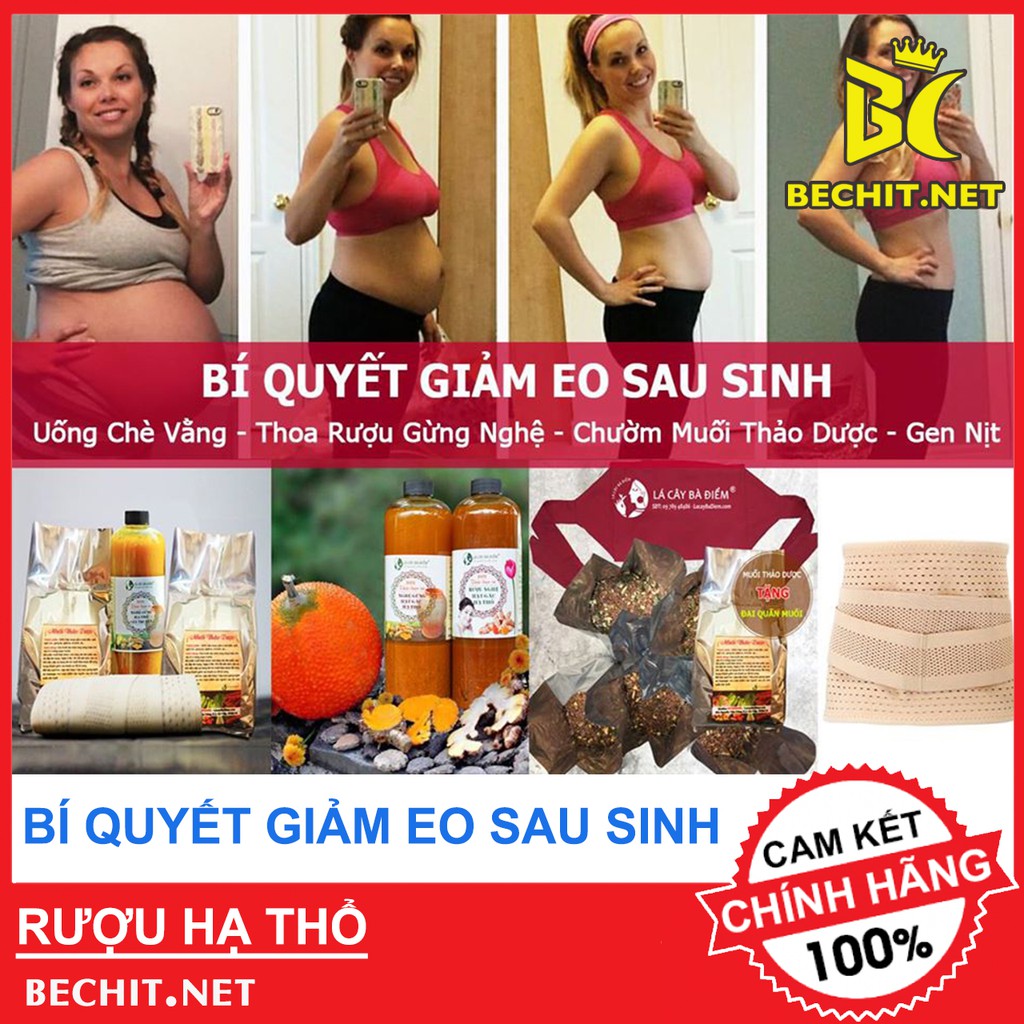 Cốt Gừng Nghệ Gấc Hạ Thổ Nước Cốt 1 - Rượu Hạ Thổ 100 Ngày Săn Chắc Bụng Mờ Thâm Rạn - Giảm Đau Nhức [HANMADE]