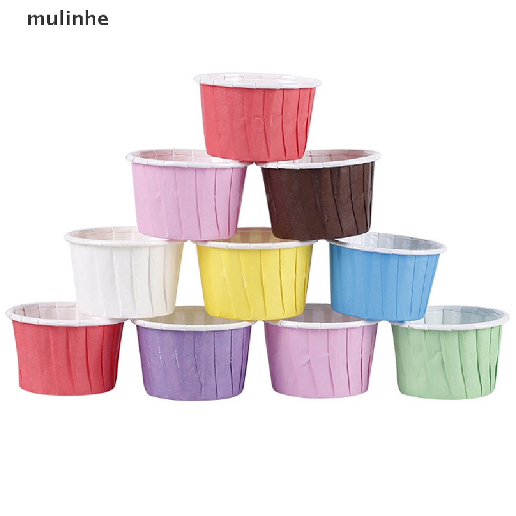 Set 50 Cốc Giấy Đựng Bánh Muffin Chống Mỡ