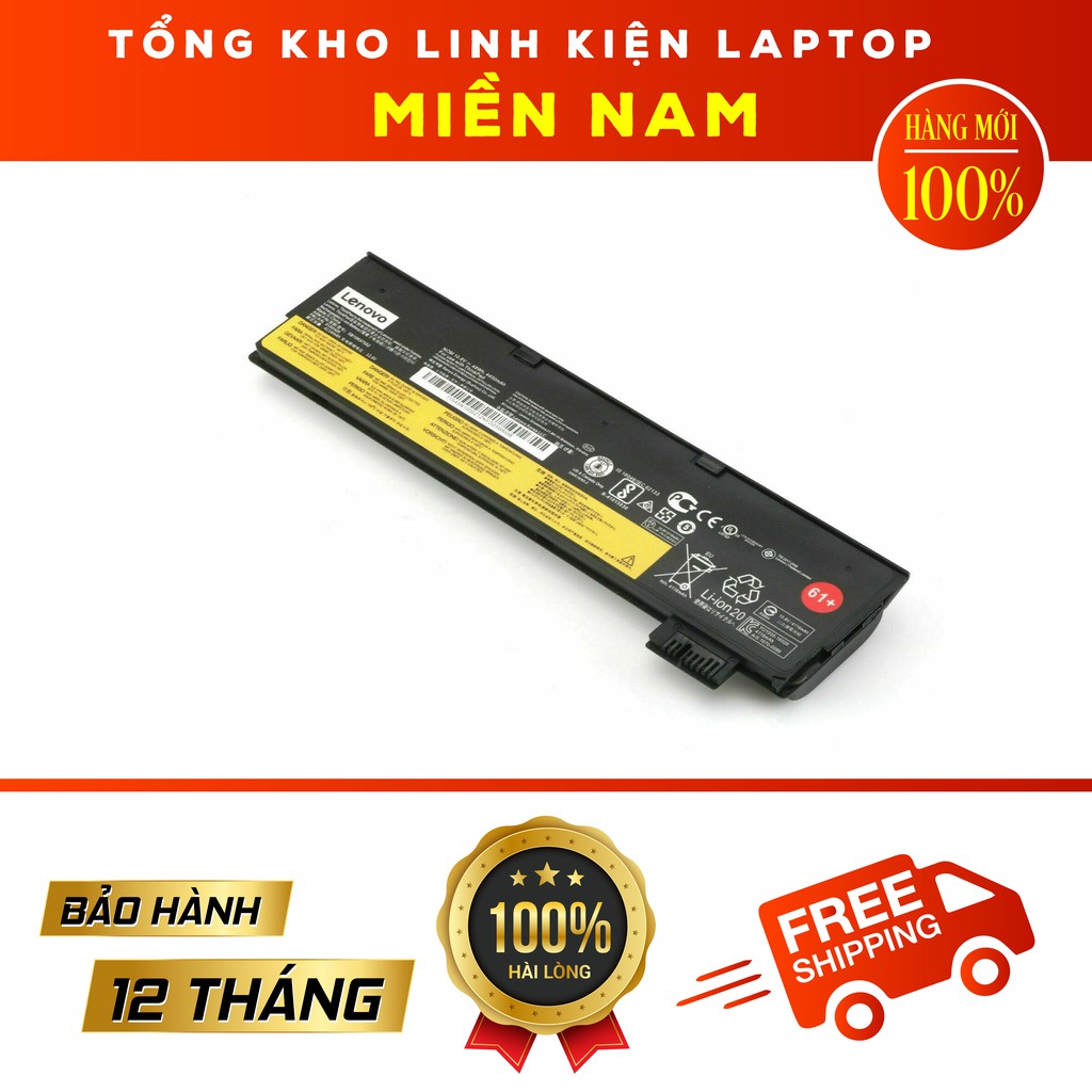 Pin Laptop Lenovo Thinkpad T470 T480 T570 T580 P51s P52s Mã Pin 61+ loại 48Wh Zin Hãng fullbox