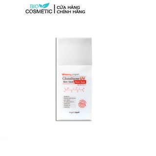 Kem chống nắng Angel's Liquid kiềm dầu Whitening Program Glutathione Uv Skin Save Water Basic SPF50+ PA+++ 50ml