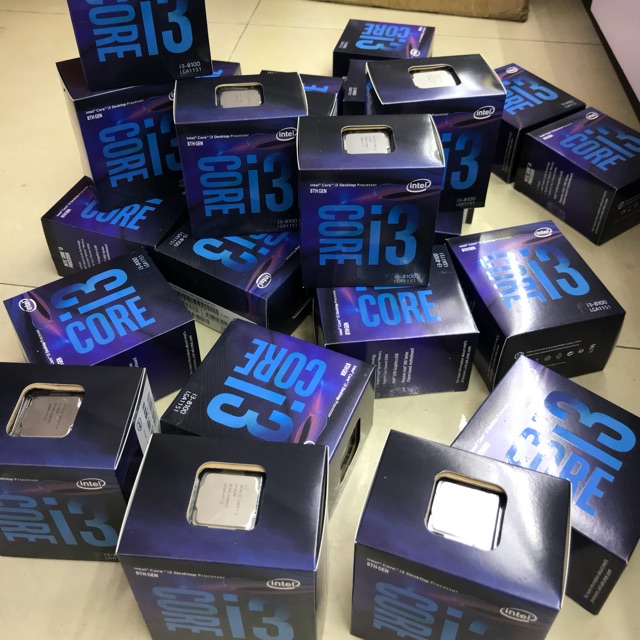 Chíp intel i3 8100 box