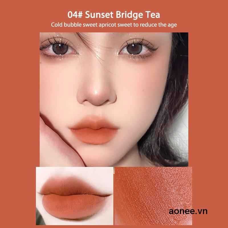✨✨pink coco Son Môi Dạng Lỏng Chống Dính Cốc Không Phai Màu Thiết Kế Vỏ Màu Vàng Thời Trang