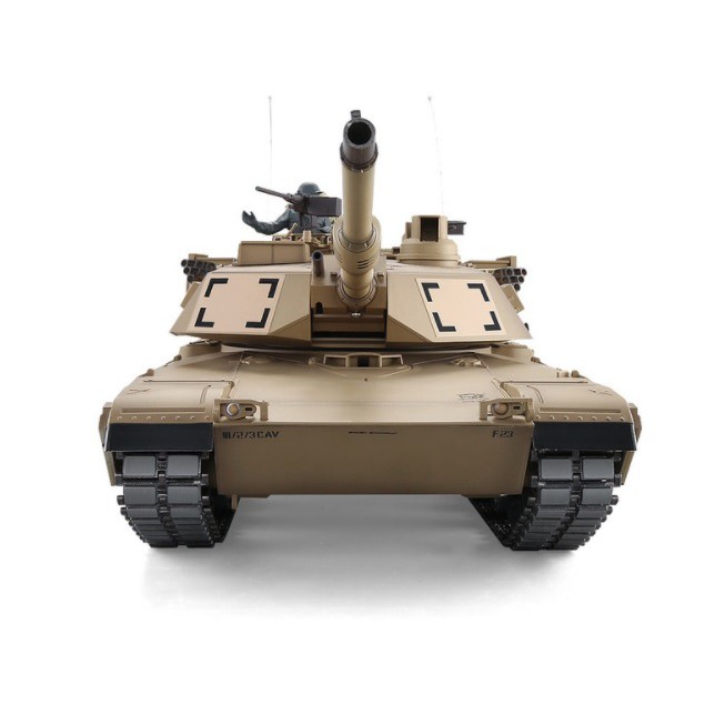 Xe tank Henlong bản Pro điều khiển từ xa M1A2 xích, bánh răng,hộp số kim loại