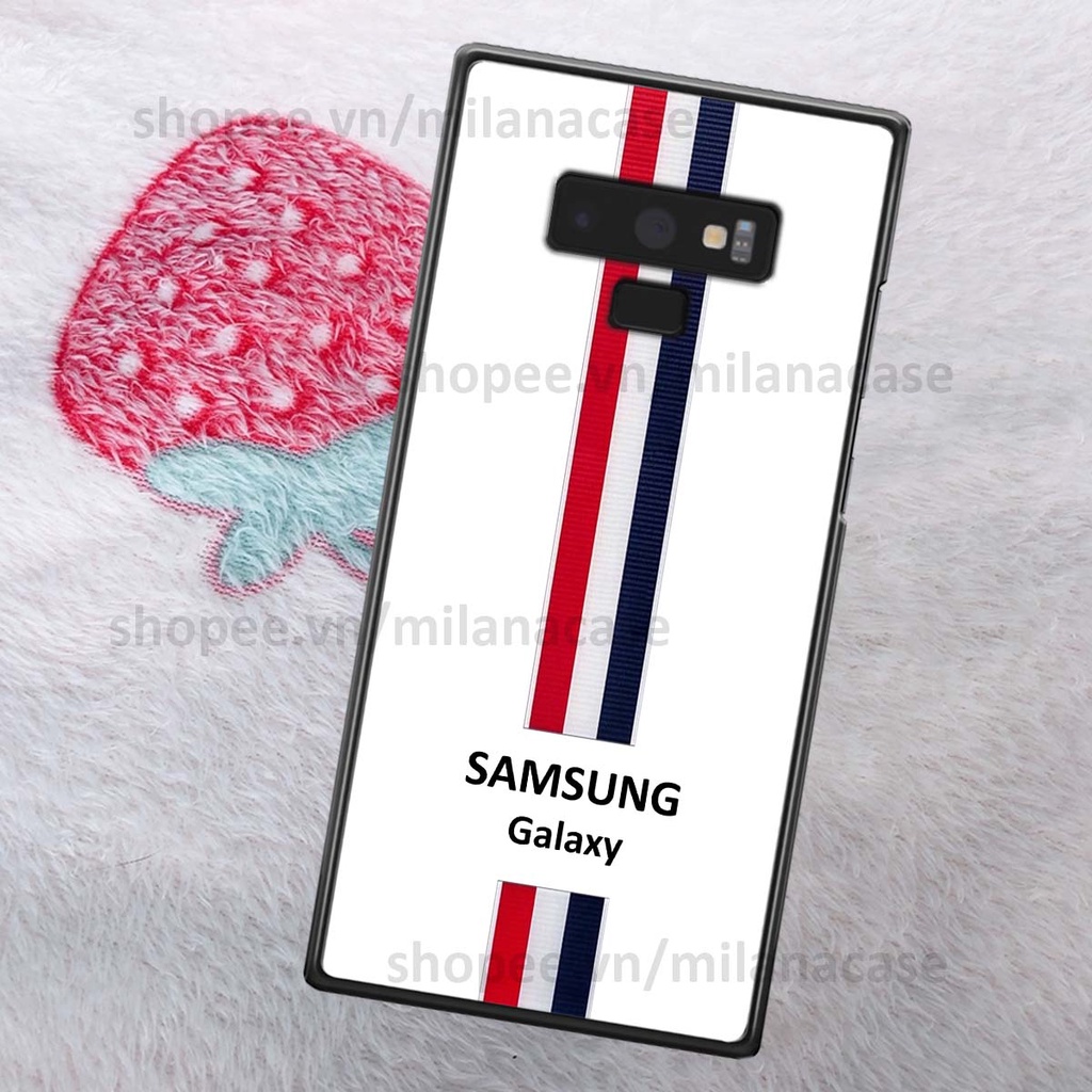 Ốp Samsung Note 9 in giả da phong cách thể thao, cá tính, thời trang