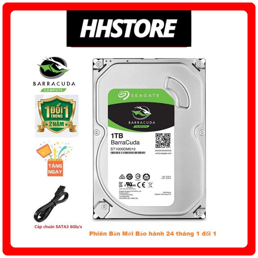 Ổ cứng hdd seagate 500GB-1TB-2TB-4TB SKYHAWK-chuyên dùng camera-bảo hành 36 tháng