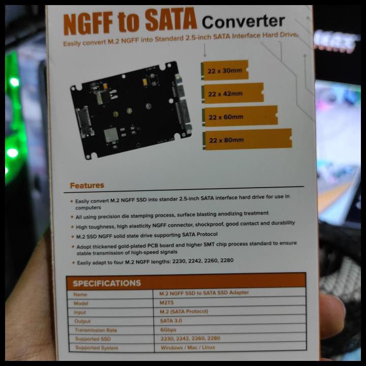 Bộ Chuyển Đổi Ssd Ngff Sang Sata / Ssd M2 Ngff Sata Chuyên Dụng | BigBuy360 - bigbuy360.vn