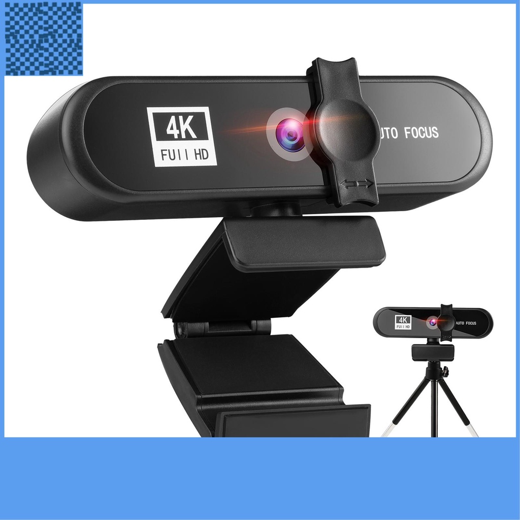 [ hot sale ] Webcam máy 1080p 2k 4k Hd Cổng Usb Lấy Nét Tự Động Kèm Giá Đỡ Ba Chân Và Nắp Bảo Vệ Sự Riêng Tư Cho Laptop