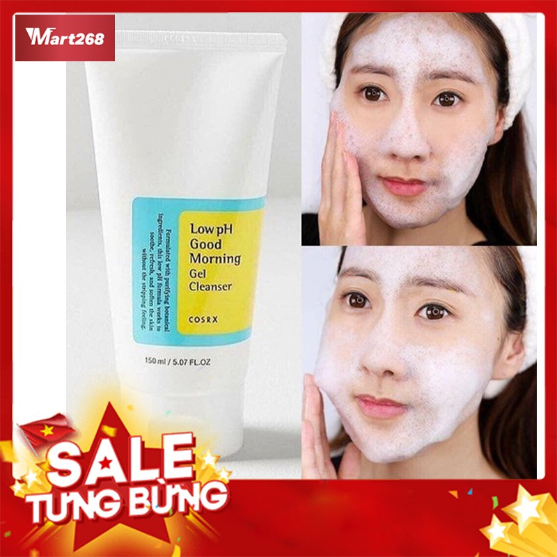 SỮA RỬA MẶT COSRX LOW PH GOOD MORNING GEL CLEANSER 150ML | BigBuy360 - bigbuy360.vn