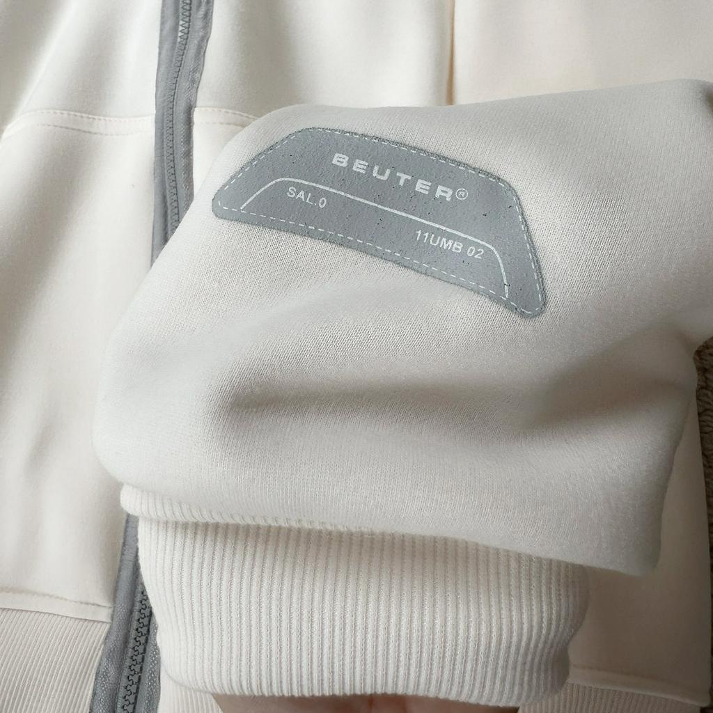 Áo khoác hoodie zip nỉ lót bông phối viền khóa kéo form lửng nhiều màu unisex nam nữ_SSSTore