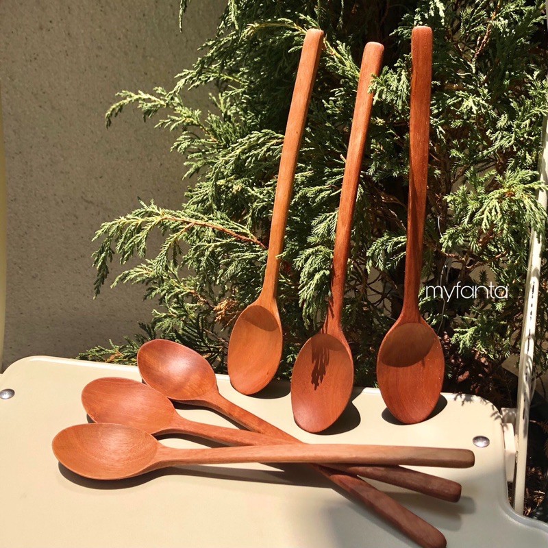 Combo 6 Thìa Gỗ MYFANTA 23x4cm
