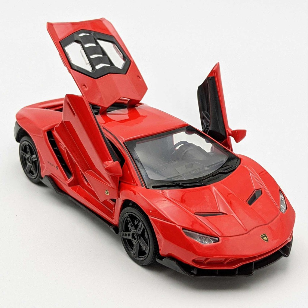 Mô hình Tĩnh Kim loại, Kích Thước Chuẩn Lambo, Ferrari,Bugatti  tỉ lệ 1:32 1:24