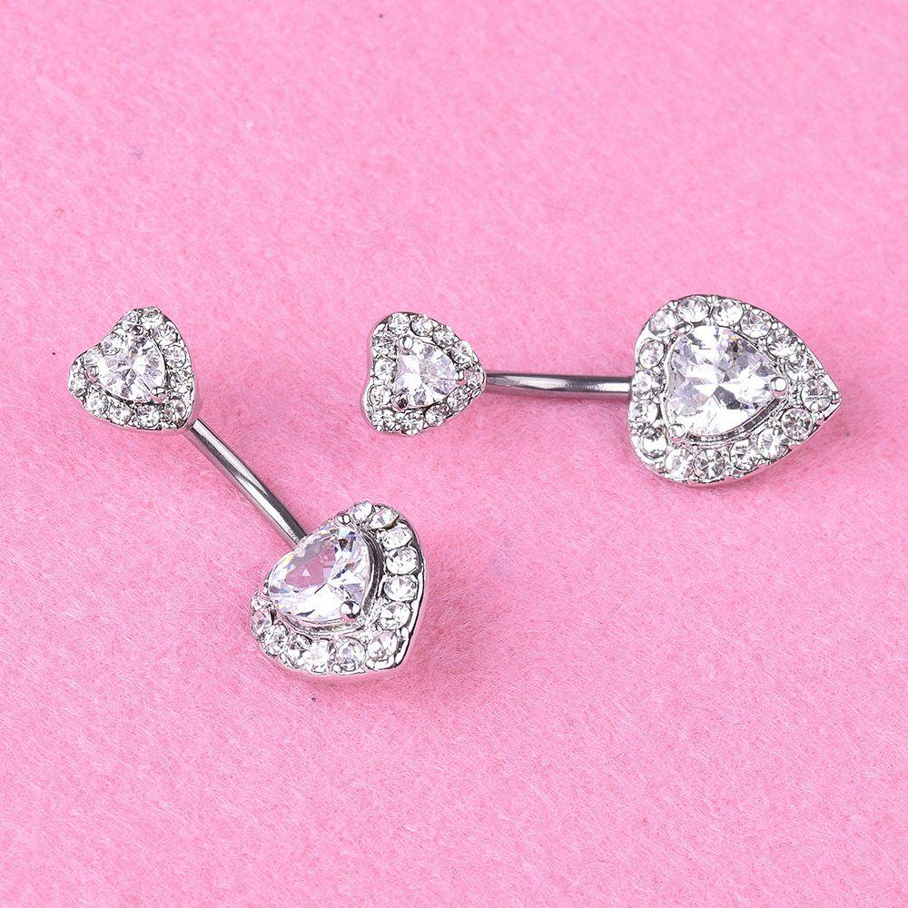 Nút Bụng MAXG Mới|Nhẫn Đính Đá Zircon Sang Trọng|Khuyên Xỏ Cơ Thể Thời Trang Cá Tính