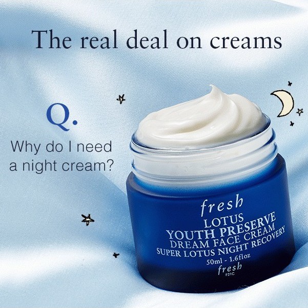 🌿 Kem Dưỡng Fresh Lotus Anti-Aging Night Moisturizer