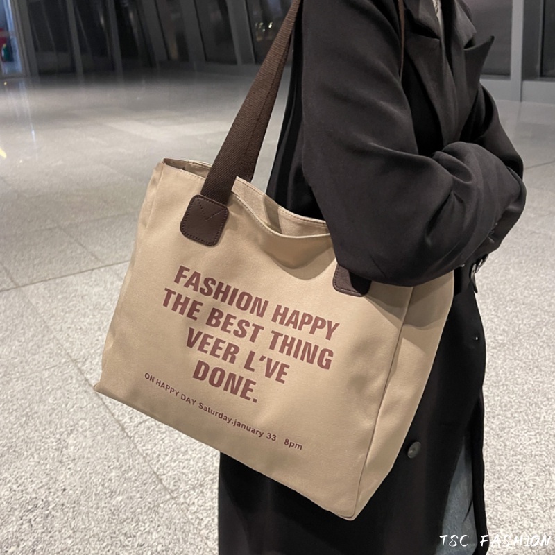 Túi vải Cỡ Lớn Thời Trang Vintage Cho Nữ