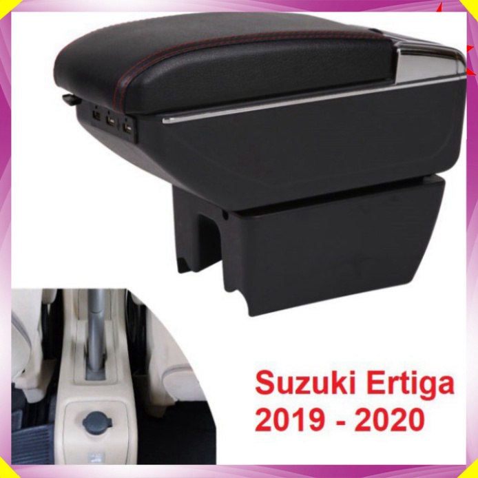 Hộp tỳ tay xe ô tô dành cho xe Suzuki Ertiga 2019 tích hợp 7 cổng USB (HÀNG LOẠI 1)