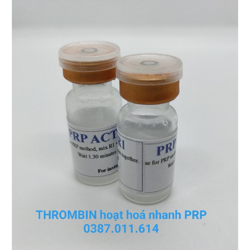 THROMBIN HOẠT HOÁ NHANH PRP ( MẪU MỚI MIX SẴN)