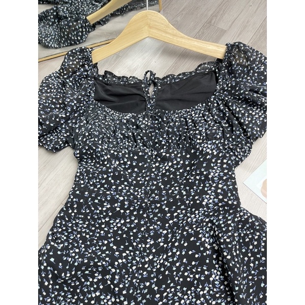 BIGSIZE Đầm hoa ngực nhún Anna Dress