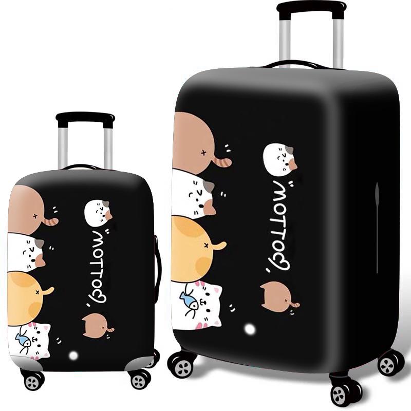 Vải bọc bảo vệ vali chống bụi bẩn 24 inch họa tiết động vật hoạt hình dễ thương