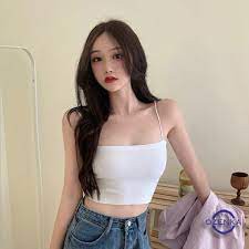 [Áo croptop nữ] Áo hai dây croptop nữ dáng ôm MADELA, áo 2 dây nữ dáng croptop siêu xinh