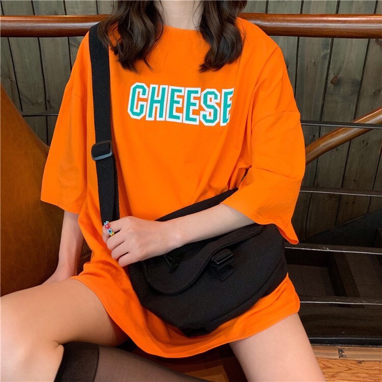Áo thun nam nữ CHEESE cực đẹp unisex form rộng thời trang 1kenz