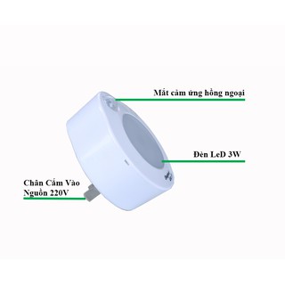ĐÈN CẢM ỨNG PHÍCH CẮM SS82B