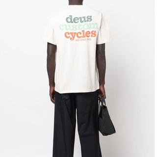 Hàng mới về áo thun cotton in logo deus ex machina cho nam