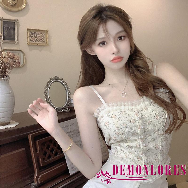 Áo không tay phối ren thời trang quyến rũ dành cho nữ