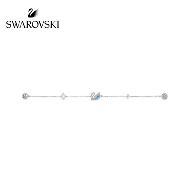 Vòng đeo tay đính đá hình chim thiên nga màu xanh biển Swarovski 2020 5521473