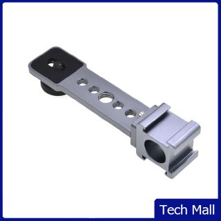 Triple Cold Shoe Mount Gimbal Extension Bracket Universal Mic Stand and Light Mount Plate Adapter