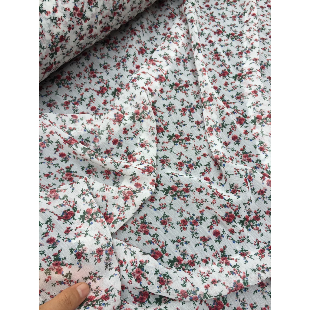 ❤️❤️❤️Voan chiffon hoa nhí