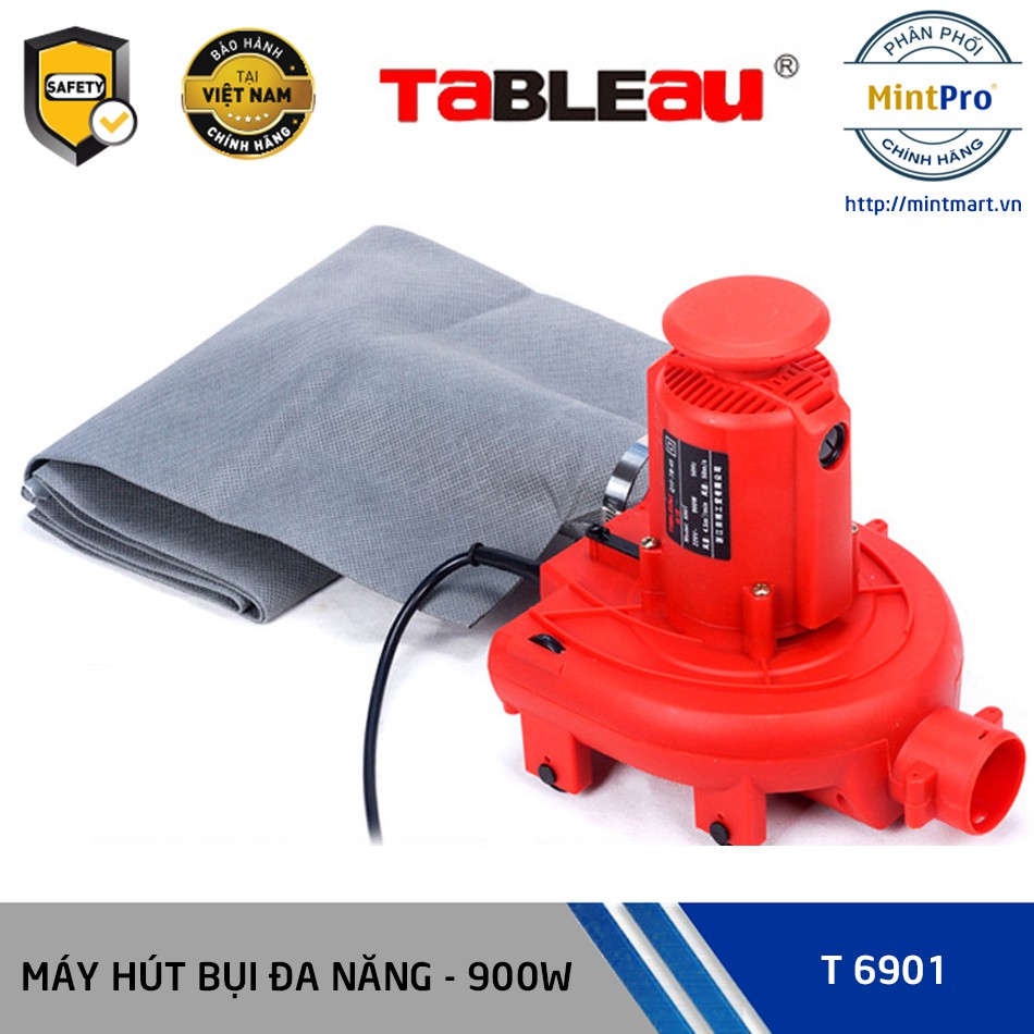 Máy hút bụi đa năng Tableau T6901 - Dùng cho máy cắt rãnh tường, máy bào chà nhám tường, dùng trong nhà, ô tô...