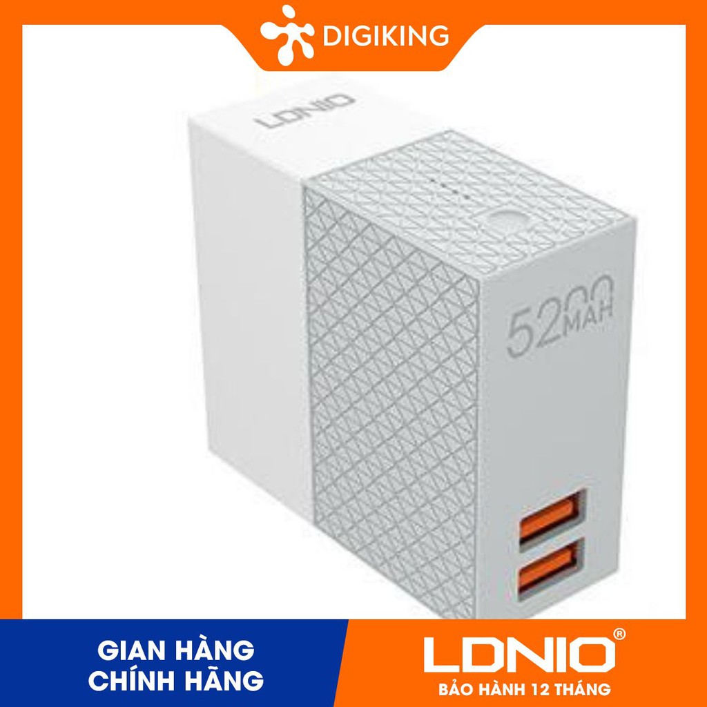 Bộ sạc kèm pin dự phòng LDNIO PA606 - 5200mAh