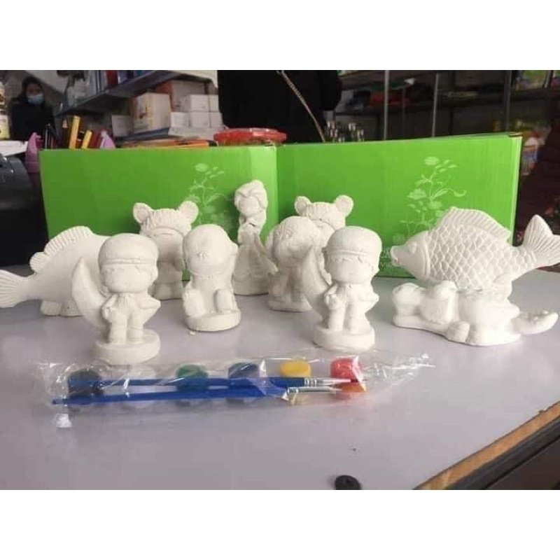 BỘ 10 TÔ TƯỢNG KÈM MÀU TÔ