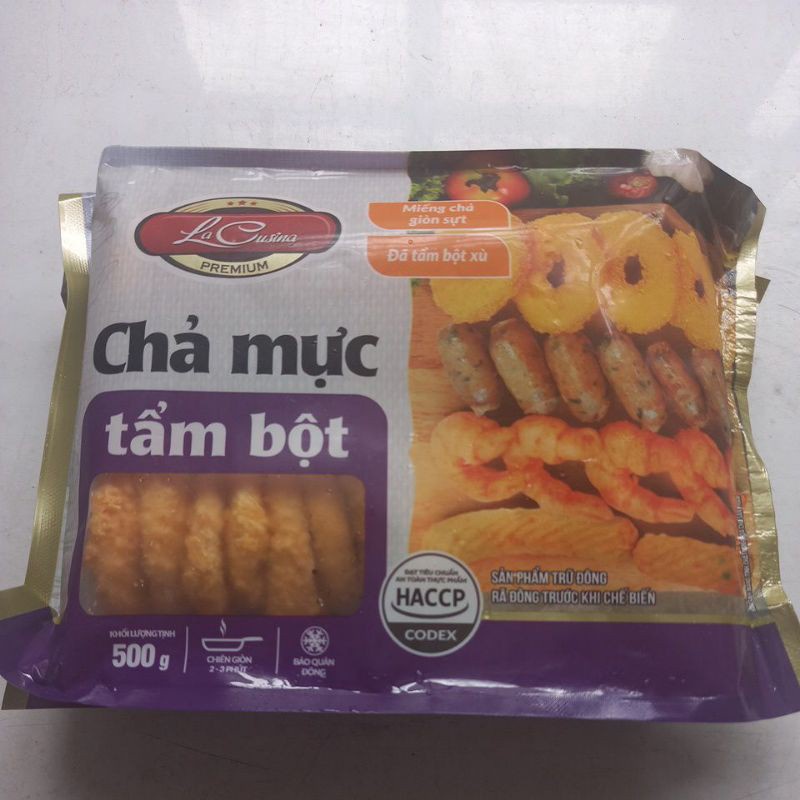 Mực Khoanh Tẩm Bột