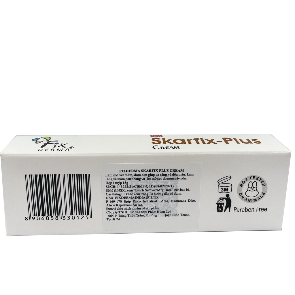 Kem Dưỡng Mờ Sẹo, Tàn Nhang, Thâm Nám, Làm Sáng Da FIXDERMA Scar Gel &amp; Skarfix Plus Cream