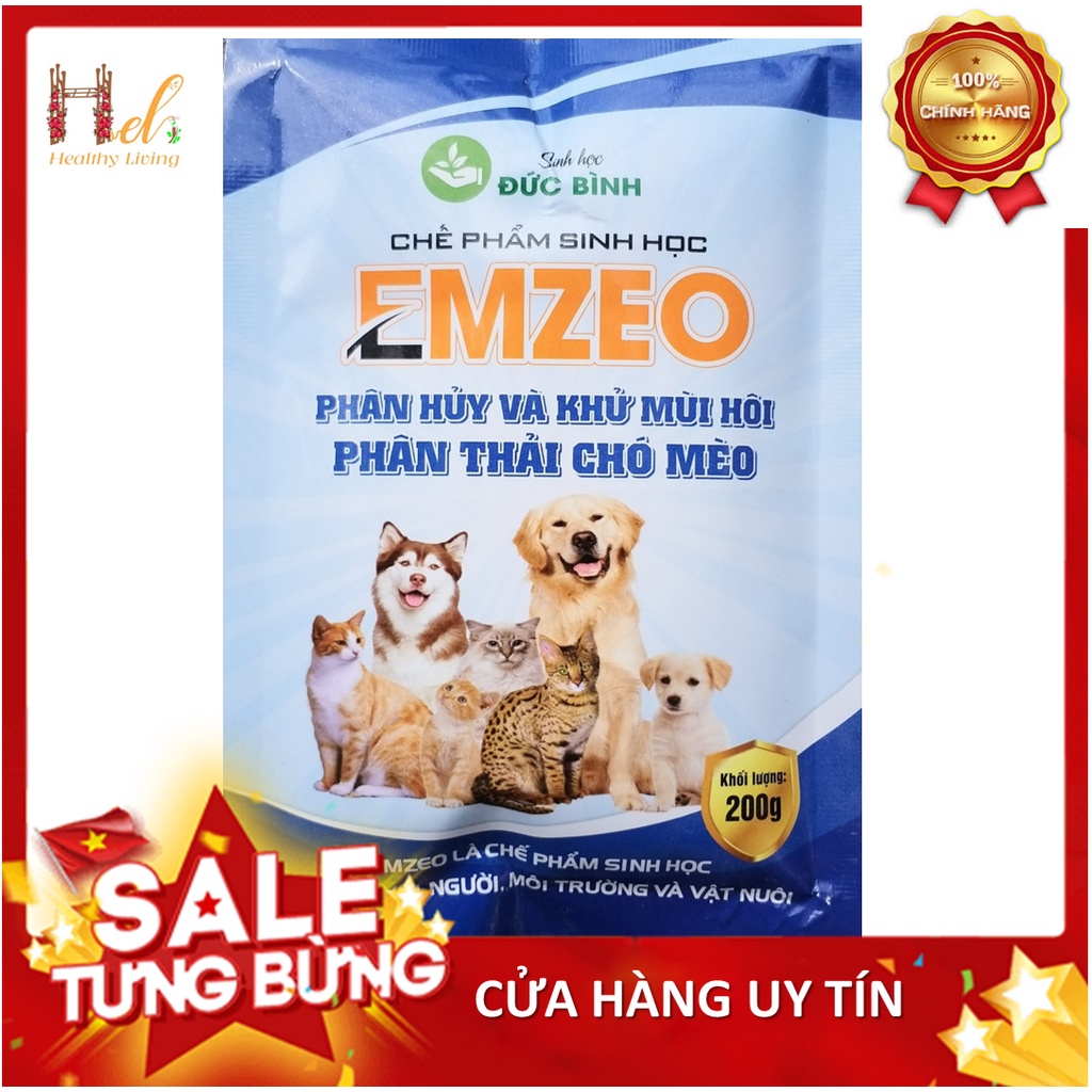 Chế Phẩm Vi Sinh EMZEO - Đức Bình - Khử Mùi Hôi Phân Chó Mèo Và Thú Cưng