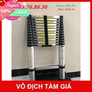 [Sale Giảm Giá] Thang Nhôm Rút Đơn 3.8M