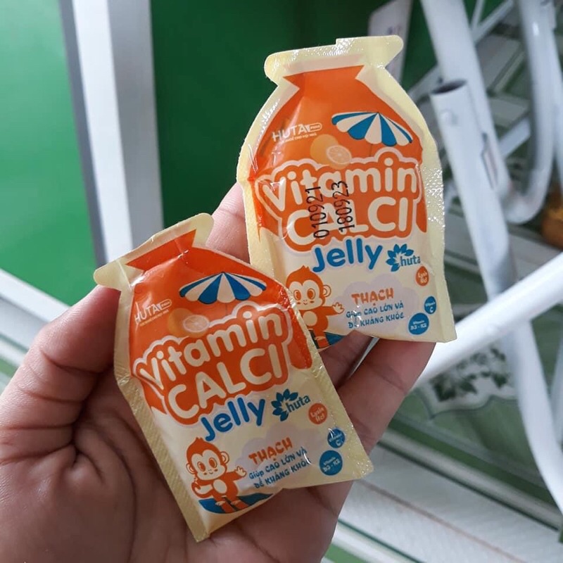 Thạch Jelly Vitamin Calci zai zai ngon ngon - bổ sung canxi và tăng sức đề kháng