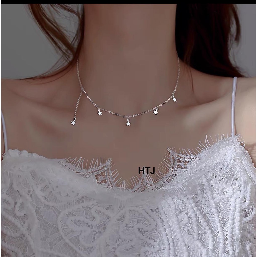 DÂY CHUYỀN NỮ DÂY CHUYỀN NGÔI SAO ĐEO SÁT CỔ