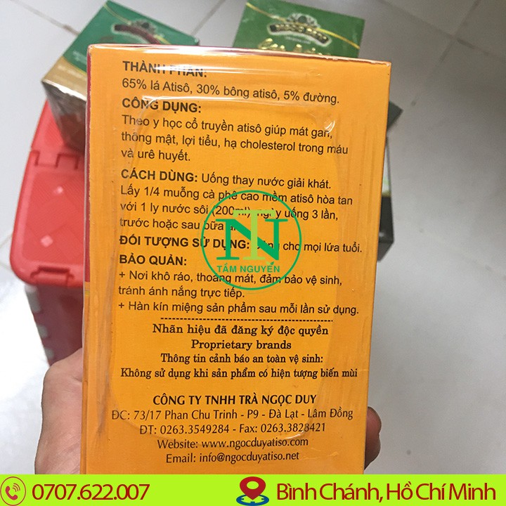 Cao mềm atiso giải độc gan loại đặc biệt 1kg-Trà Ngọc Duy