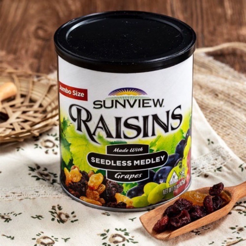 Nho khô hữu cơ Mỹ Sunview Raisins