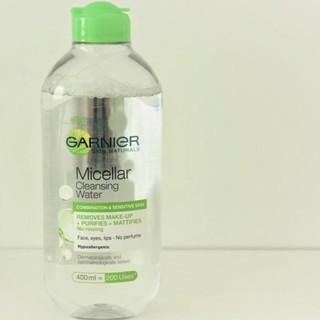 Nước tẩy trang garnier pháp 400ml, 125ml Garnier xanh lá
