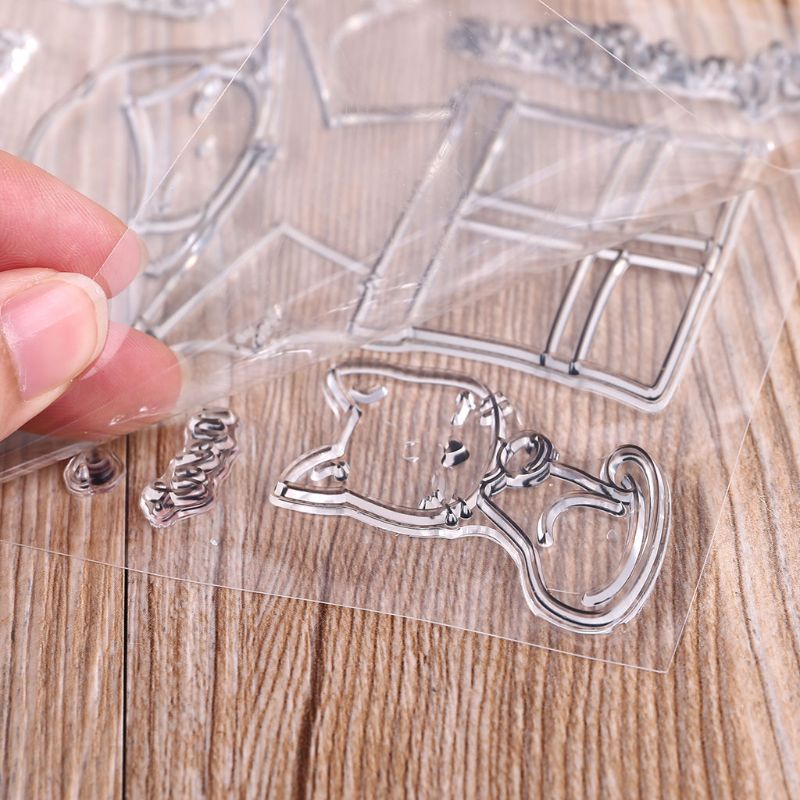 Con Dấu Silicon Trong Suốt Hình Mèo Dùng Trang Trí Album Ảnh Diy | BigBuy360 - bigbuy360.vn