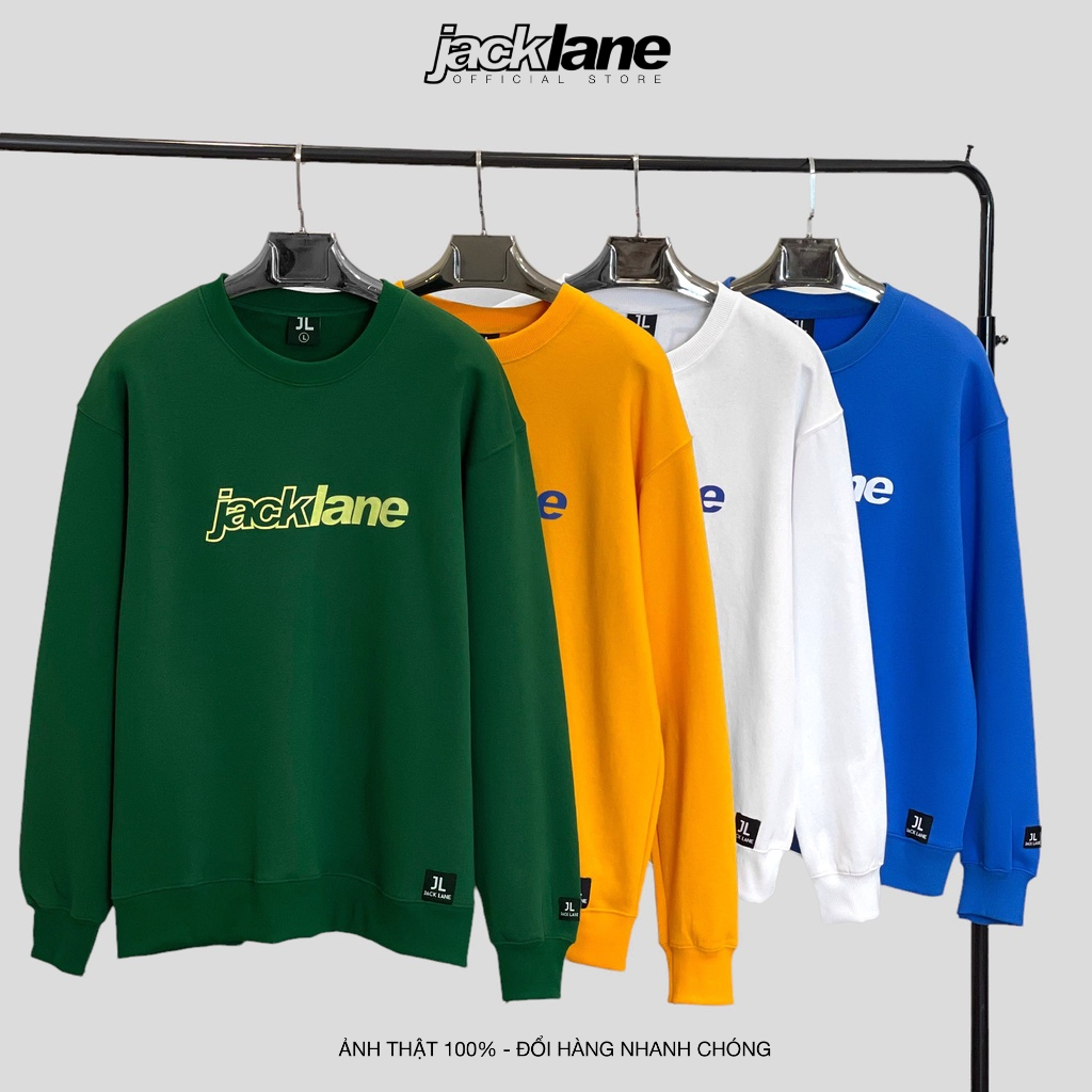 Áo Sweater Oversize Jack Lane ILLUSION, Áo nỉ dài tay form rộng nam nữ Jack Lane, Local Brand JACK LANE