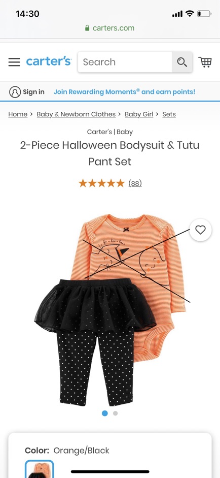 Chân váy kèm legging Carter